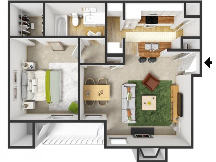 Floor Plan Details | Signature Place Apartments | Overland Park, KS